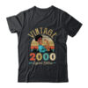 Vintage 2000 22th Birthday Afro Black Woman 22 Years Old Classic T Shirt Black 600x.jpg