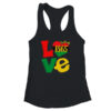 Happy Juneteenth Is My Independence Day Free Black Women Women s Ideal Racerback Tank Black 600x 2.jpg