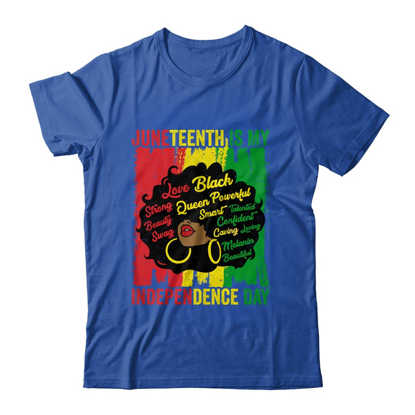 Juneteenth Is My Independence Day Black Women Classic T Shirt Royal 600x 1.jpg