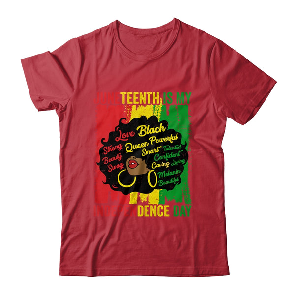 Juneteenth Is My Independence Day Black Women Classic T Shirt Red 600x 1.jpg