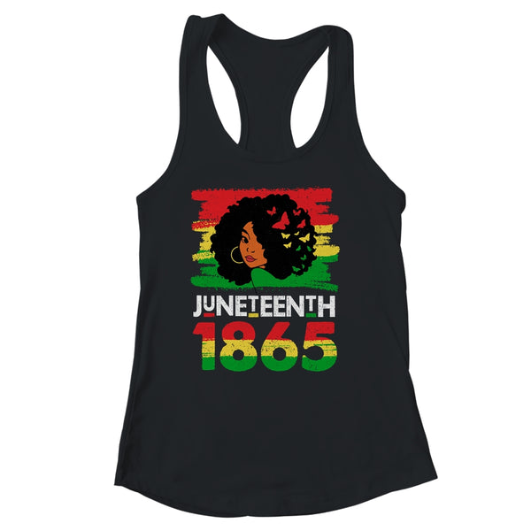 Juneteenth Is My Independence Day Black Women Black Pride Women s Ideal Racerback Tank Black 600x 1.jpg