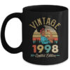 Vintage 1998 24th Birthday Afro Black Woman 24 Years Old Mug 11oz Mug Black front 600x.jpg