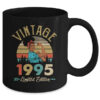 Vintage 1995 27th Birthday Afro Black Woman 27 Years Old Mug 11oz Mug Black back 600x.jpg