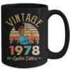 Vintage 1978 44th Birthday Afro Black Woman 44 Years Old Mug 15oz Mug Black back 600x.jpg