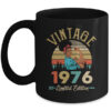 Vintage 1976 46th Birthday Afro Black Woman 46 Years Old Mug 11oz Mug Black front 600x.jpg
