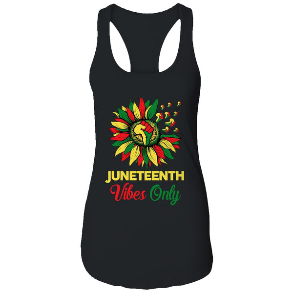 Juneteenth Vibes Melanin Black Girl Magic Women Girl Women s Ideal Racerback Tank Black 600x.jpg