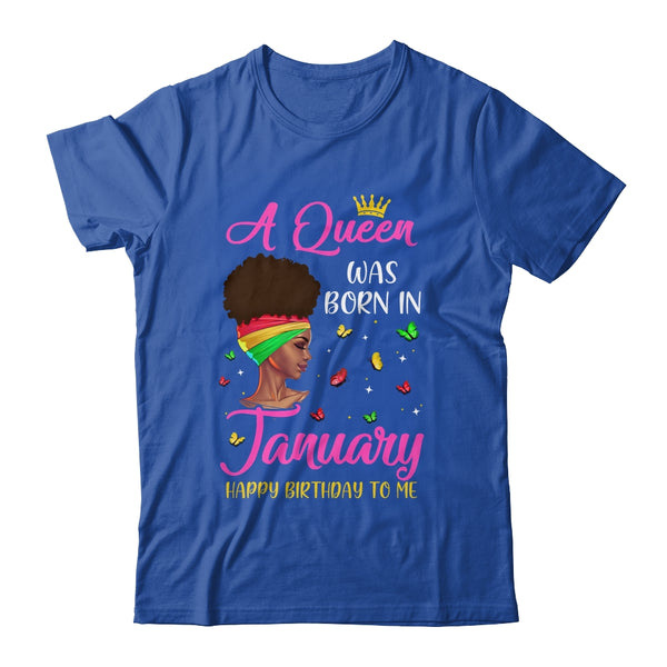 Queen Was Born In January Birthday Girl Black Women African Classic T Shirt Royal 600x.jpg