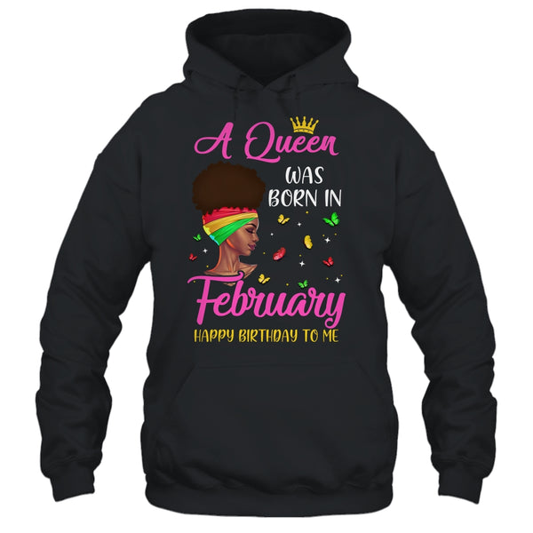 Queen Was Born In February Birthday Girl Black Women African Pullover Hoodie Black 600x.jpg