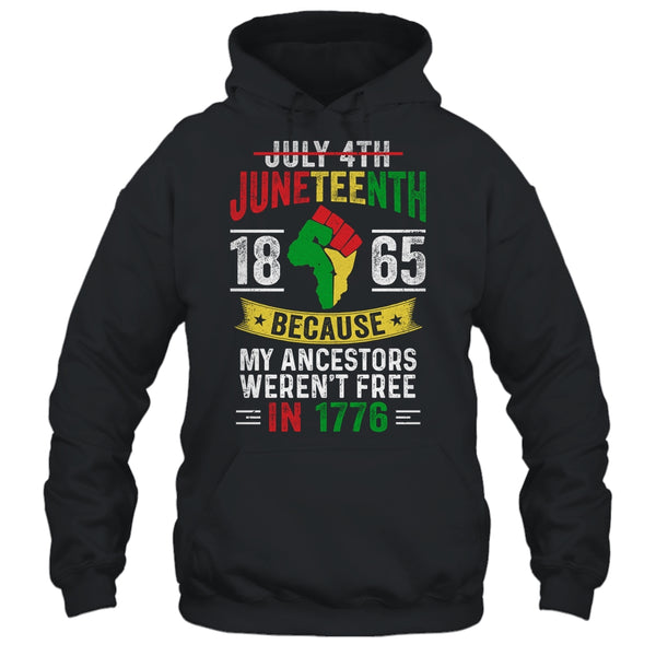 Juneteenth Black History Pride African American Freedom Pullover Hoodie Black 600x.jpg