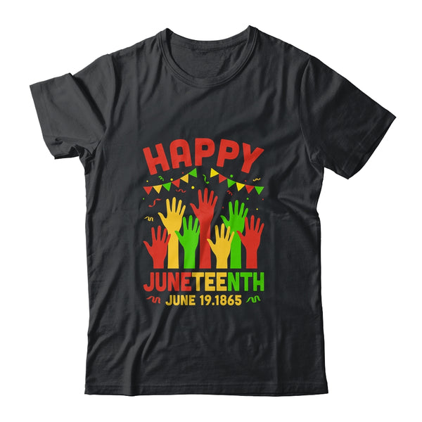 Happy Juneteenth Day Black Freedom African Classic T Shirt Black 600x.jpg