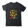 Sunflower Fist Juneteenth Black History African American Classic T Shirt Black 600x.jpg
