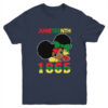 Juneteenth Celebrating 1865 Cute Black Girls Kids Youth Youth T Shirt Navy 600x.jpg