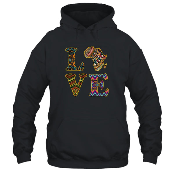 Love Africa African Kente Cloth Men Women Lover Pullover Hoodie Black 600x.jpg