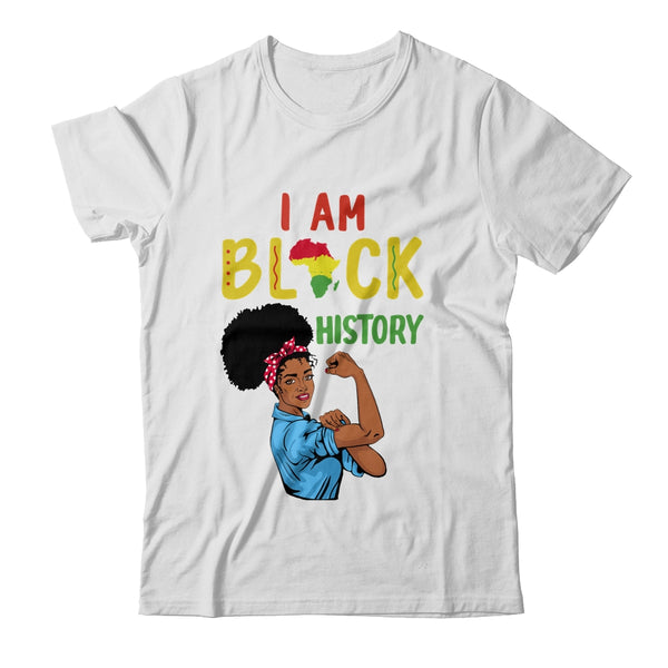 I Am Black History Pride Black Girl History Month Gift Classic T Shirt White 600x.jpg