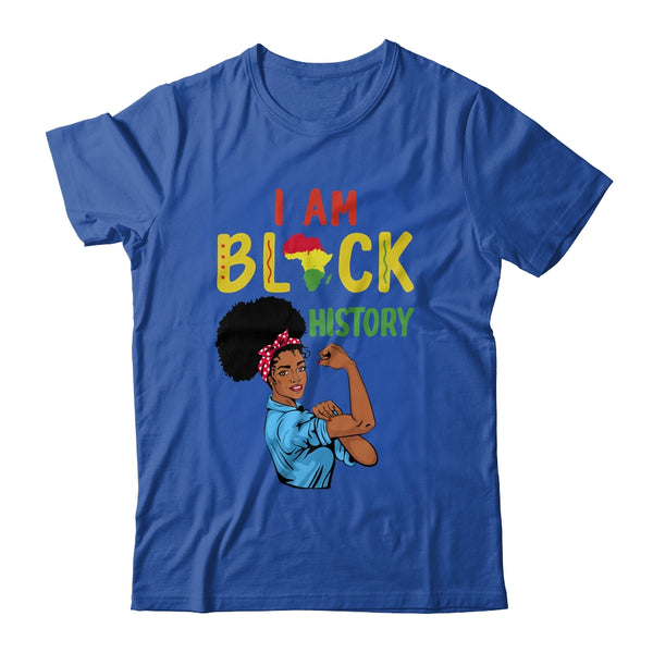 I Am Black History Pride Black Girl History Month Gift Classic T Shirt Royal 600x.jpg