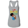 I Am Black History Pride Black Girl History Month Gift Women s Ideal Racerback Tank Heather Grey 600x.jpg