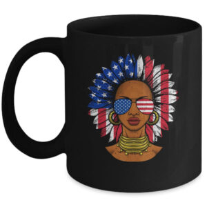 Afro Sunflower African American 4th Of July Melanin Mug 11oz Mug Black 600x.jpg