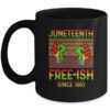 Juneteenth Flag Free Ish Since 1865 Black History Mug 11oz Mug Black 600x.jpg