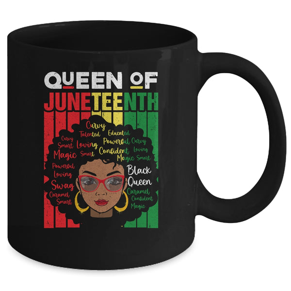 Queen Of Juneteenth Black Girl Magic Melanin Women Girls Mug 11oz Mug Black 3722e65b ffc9 4b2e 813c 47c1dcd4d553 600x.jpg