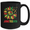 Sunflower Fist Juneteenth Black History African American Mug 15oz Mug Black 28f6b58f b171 40e8 a6b7 c6c072cb9b7e 600x.jpg