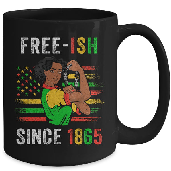 Juneteenth Free Ish Since 1865 Black Pride Women Mug 15oz Mug Black 2796c7fa 0a08 4dc9 b01d 425586f97fe3 600x.jpg