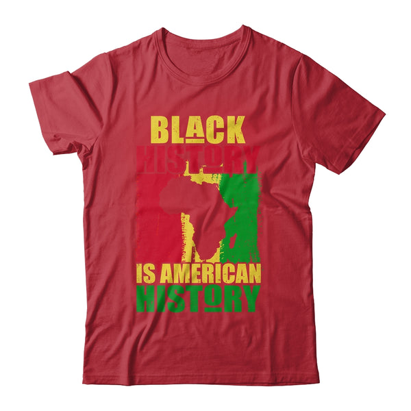 Black History Is American History Black History Month Africa Classic T Shirt Red 600x.jpg