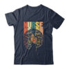 Black Woman Nurse Afro Retro Black History Month Classic T Shirt Navy 600x.jpg