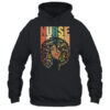 Black Woman Nurse Afro Retro Black History Month Pullover Hoodie Black 600x.jpg
