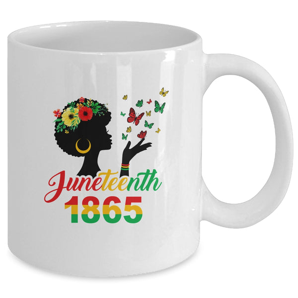 Juneteenth Women Girls Kids Flag 1865 Mug 11oz Mug White b111b78b f54a 4577 89cb 924b89b03b00 600x.jpg
