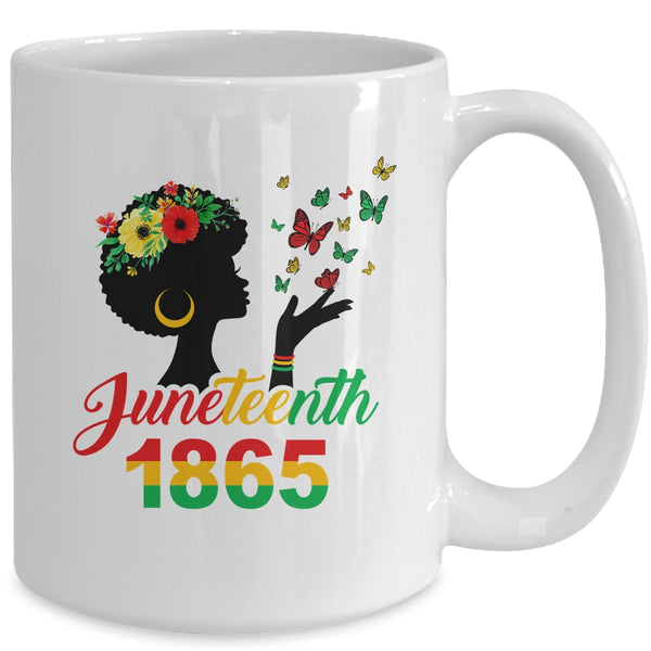 Juneteenth Women Girls Kids Flag 1865 Mug 15oz Mug White bf936c61 9bed 4192 8de1 6645f9b39877 600x.jpg