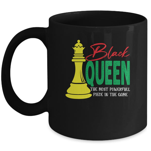 Proud African Pride Black Queen Black History Month Mug 11oz Mug Black front 600x.jpg