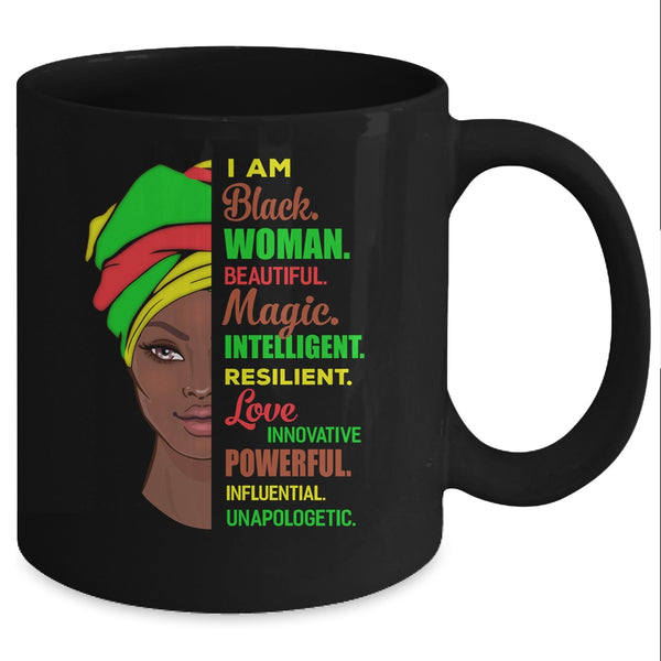 I Am Black Woman Black History Month Mug 11oz Mug Black 5372853d f016 4031 894d af47542d2cca 600x.jpg