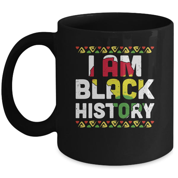 I Am Black History African Black History Month Pride Gift Mug 11oz Mug Black 600x.jpg