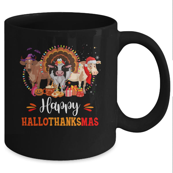 Happy Hallothanksmas Cow Turkey Halloween Thanksgiving Gifts Mug 11oz Mug Black dc731b0c 28cc 4790 b723 4e2d18e39a55 600x 1.jpg