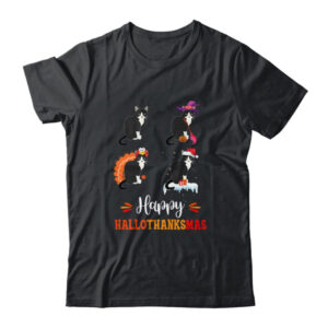 Cat Happy Halloween Thanksgiving Christmas Hallothanksmas Classic T Shirt Black 600x 1.jpg