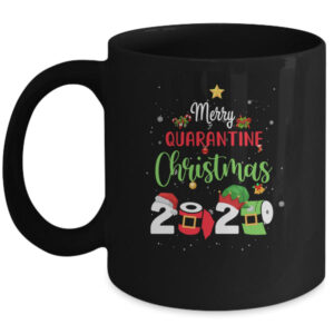 Merry Quarantine Christmas Pajamas Family Matching Xmas Gift Mug 11oz Mug Black 600x.jpg
