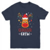 Christmas Cousin Crew Reindeer Mask Red Plaid Youth Youth T Shirt Navy 600x.jpg