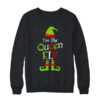I m The Queen Elf Family Matching Funny Christmas Group Gift Crewneck Sweatshirt Black 600x.jpg