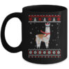 Llama Alpaca Christmas Tree Funny Ugly Christmas Sweater Mug 11oz Mug Black 600x.jpg