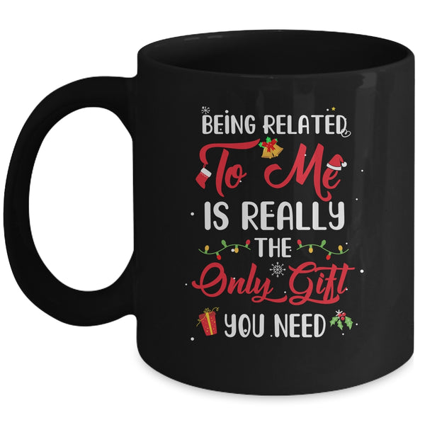 Being Related To Me Cute Christmas Family Xmas Pajama Couple Mug 11oz Mug Black 600x.jpg