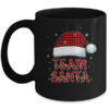 Team Santa Red Plaid Claus Hat Christmas Mug 11oz Mug Black 600x.jpg