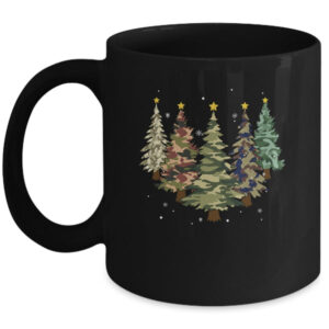 Camo Print Christmas Trees With Camouflage Print Xmas Mug 11oz Mug Black 600x.jpg