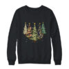 Camo Print Christmas Trees With Camouflage Print Xmas Crewneck Sweatshirt Black 600x.jpg