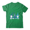 Three Christmas Gnomes Funny Humor Santa Blue Christmas Classic T Shirt Irish Green 600x.jpg