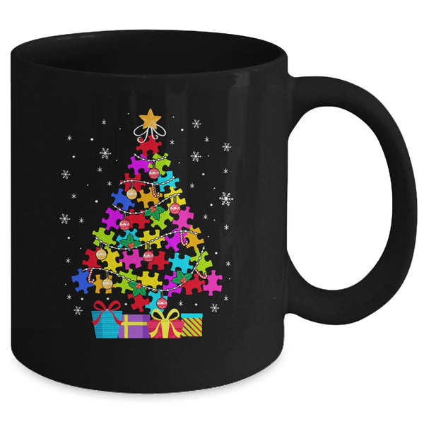 Autism Christmas Tree Gift For A Proud Autistic Person Mug 11oz Mug Black ffe29f86 9e7e 4e32 8932 40ac0d4281fa 600x.jpg