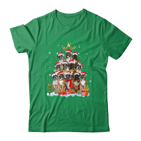 Boxer Christmas Tree Pajama Xmas Classic T Shirt Irish Green 600x.jpg