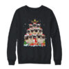 Pug Christmas Tree Pajama Xmas Crewneck Sweatshirt Black 600x.jpg
