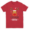 Christmas Cousin Crew Reindeer Mask Red Plaid Youth Youth T Shirt Red 600x 1.jpg