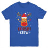 Christmas Cousin Crew Reindeer Mask Red Plaid Youth Youth T Shirt Royal 600x 1.jpg