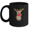 Christmas Mask Cute Reindeer Mask For Holidays Mug 11oz Mug Black 600x.jpg